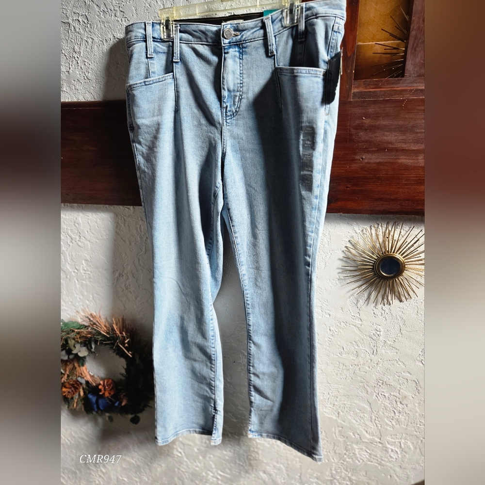 Maurices Light Blue Straight Leg Jeans